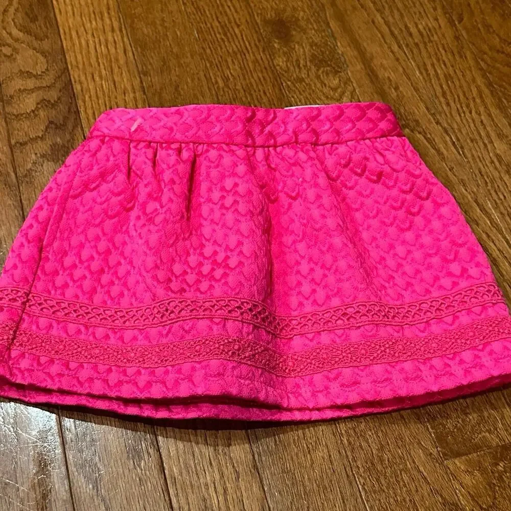 NWOT Genuine Kids by OshKosh 18 months Girls  Pink Quilted Skirt with Pockets